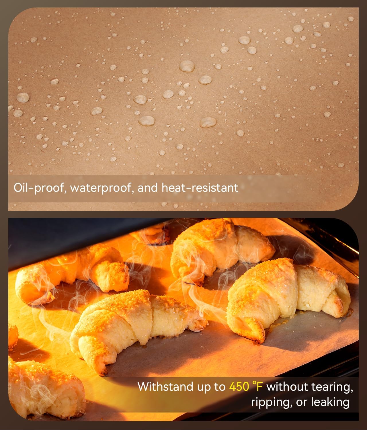 Parchment Paper Sheets by [Brand Name] - 200 Non-Stick Precut Baking Sheets | 9x13 In, Unbleached, Ideal for Bread, Cakes & Cookies