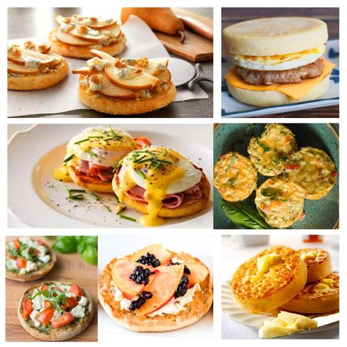 Ocmoiy 3 Inch Egg Mold for Breakfast Sandwiches Round Silicone Muffin Top/Egg Pan, Non-Stick Oven Baking Silicone Molds for Eggs Patty Bites, Tarts, English Muffins, Pack of 2