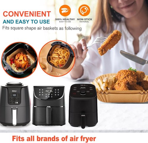 Instant Pot | Air Fryer Liners - 200 Disposable Parchment Paper Liners for 6-8QT Air Fryers