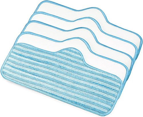 Dupray Washable Microfiber Floor Pads - Steam Cleaner Accessories | Pack of 5 for Deep Cleaning