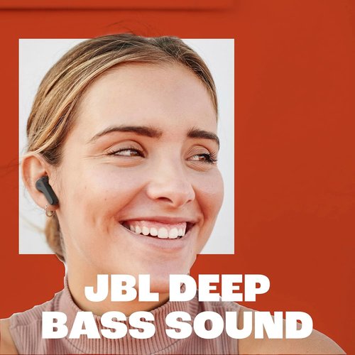 JBL Vibe Beam - True Wireless Earbuds with Deep Bass Sound & 32-Hour Battery Life | Bluetooth 5.2, Water Resistant (Black)
