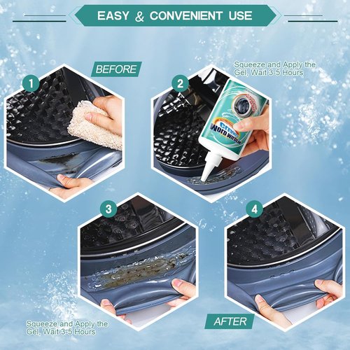 Bleach Stain Remover Gel - Heavy-Duty Tile Grout Cleaner for Bathroom & Kitchen | 10 Oz Multipurpose