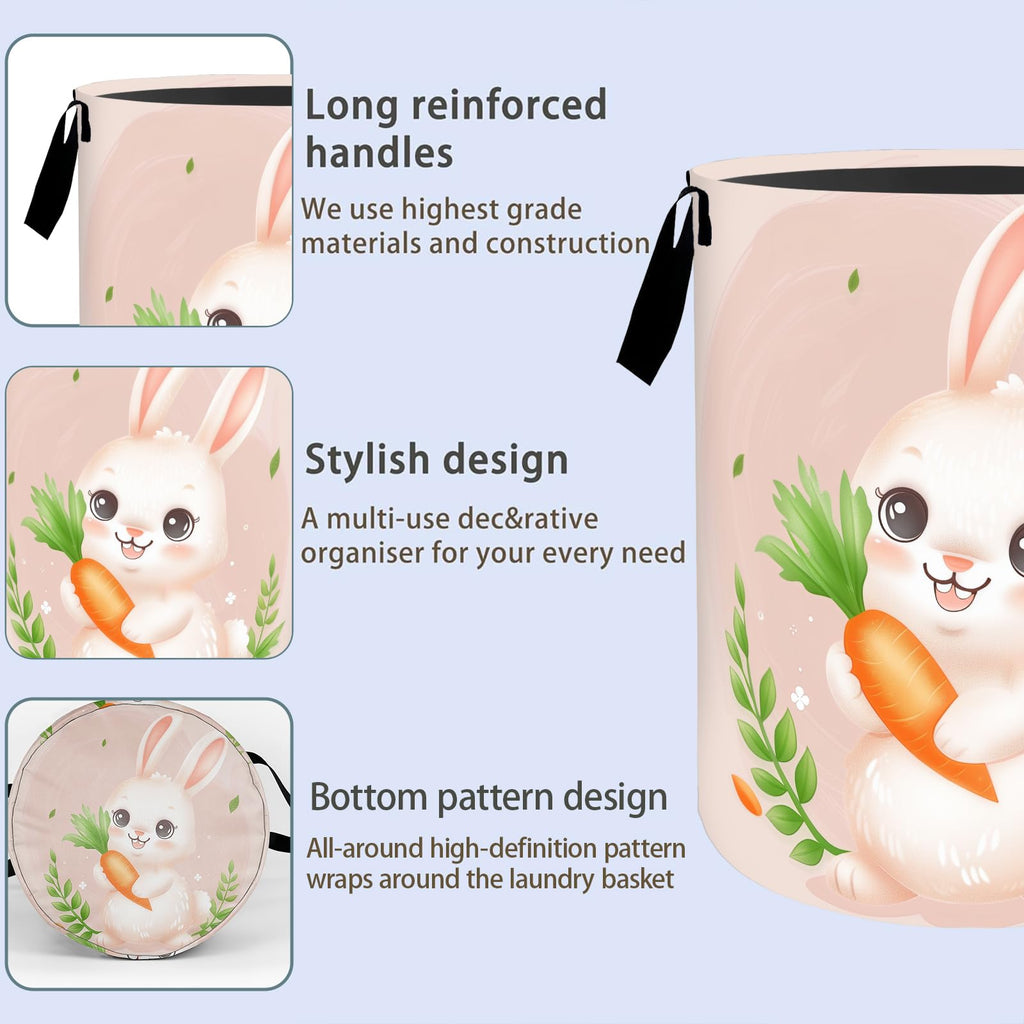 VODRM Wizard Frog Magic Laundry Basket, Dirty Collapsible Clothes Toy Organizer Hamper for Kids Adults, Oxford Cloth Waterproof Storage Bin for Bedroom Bathroom Fantasy Decor Gifts, 19.7"X15.7"