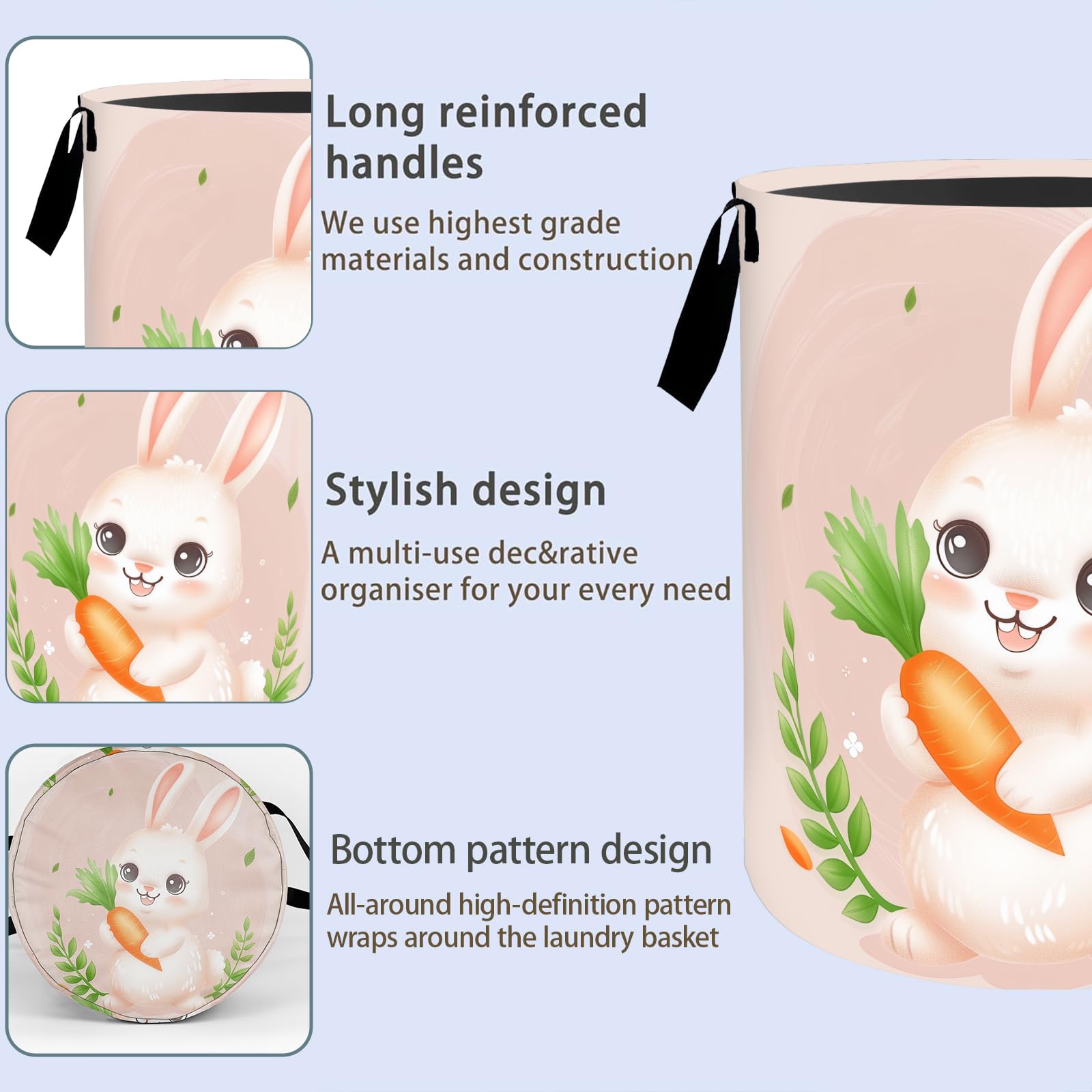 VODRM Wizard Frog Magic Laundry Basket, Dirty Collapsible Clothes Toy Organizer Hamper for Kids Adults, Oxford Cloth Waterproof Storage Bin for Bedroom Bathroom Fantasy Decor Gifts, 19.7"X15.7"