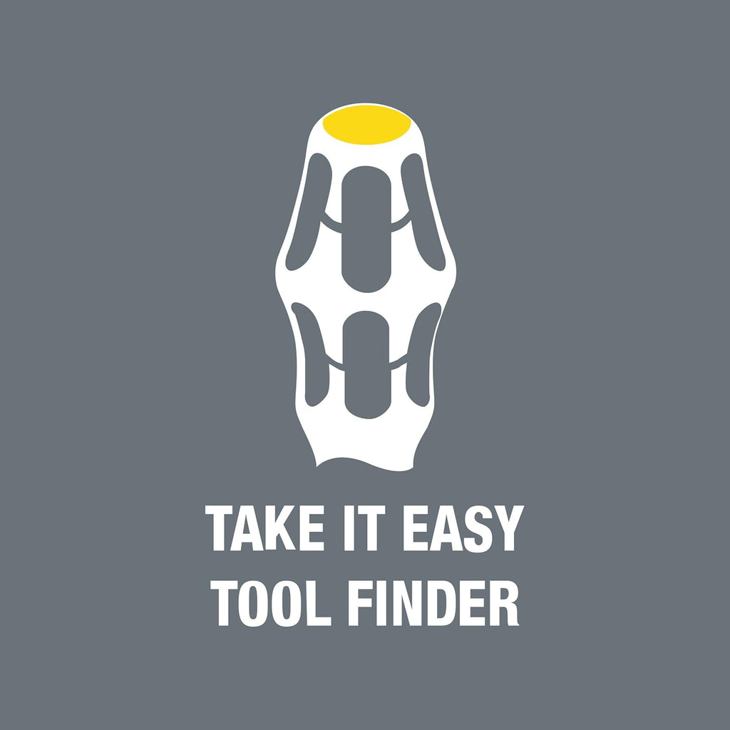 Wera Kraftform VDE 3160i Stainless Steel Slotted Screwdriver - 1/8" Head, 3.19" Blade Length, Lasertip