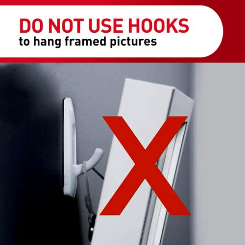 Command 5 lb Large Utility Hooks, 7 Hooks and 12 Strips, Damage-Free Hanging Wall Hook with Adhesive Strips, No Tools Required, Great for Home Kitchen Office Organization