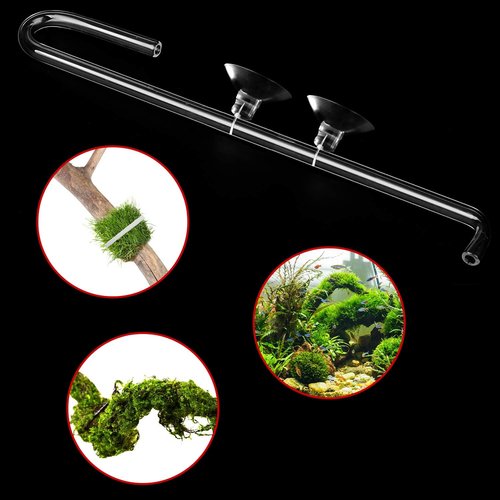 FEBSNOW Aquarium Suction Cups - 30 PCS Adjustable Clips with Cable Ties for Plants & Shrimp Nest