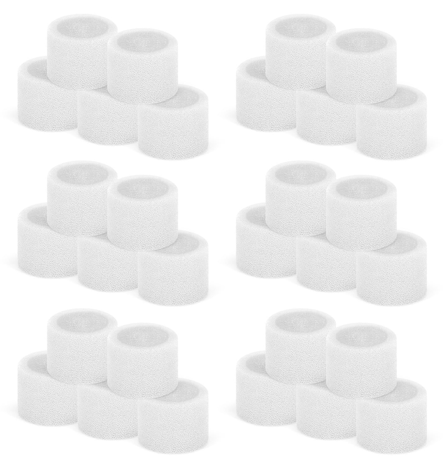 30-Pack Top Fill Humidifier Replacement Filter Compatible with LEVOIT Humidifiers Model Classic160, Dual150, Dual200S, Classic300(S), LV600S, OasisMist450S, Superior 6000S Capture Particles