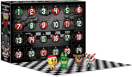 Funko Pop! Advent Calendar | Five Nights At Freddy's - 24 Days of Collectible Vinyl Mini Figures - Perfect Holiday Gift for Kids