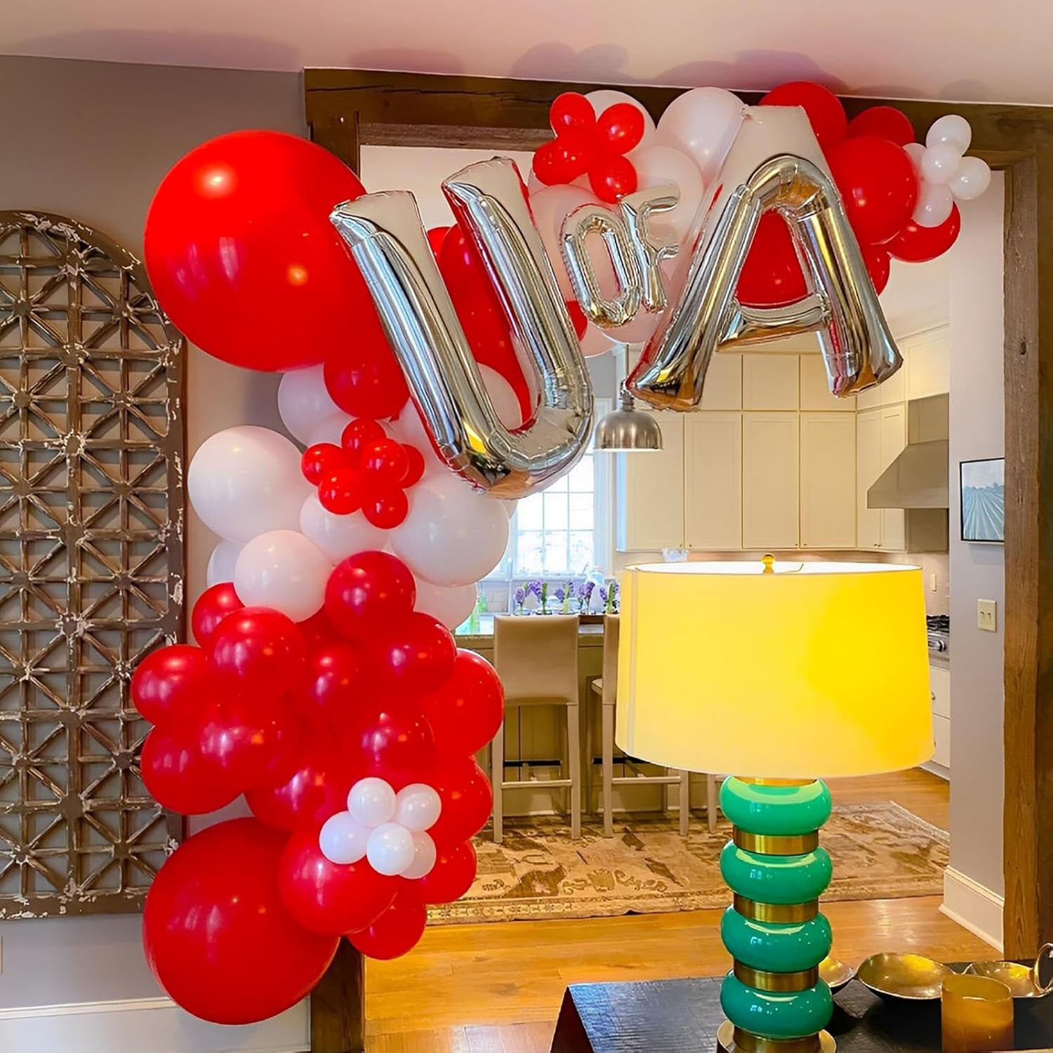 Voircoloria 12-Inch Red Latex Balloons - 110-Pack for Valentine's Day, Weddings & Celebrations
