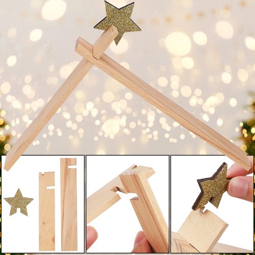Juegoal Christmas Nativity Sets, Set of 11 Mini Nativity Scene Resin Figurines, Xmas Holy Family Cute Table Ornaments, Religious Holiday Collection Gifts, Baby Jesus Nativity Mantle Shelf Decor