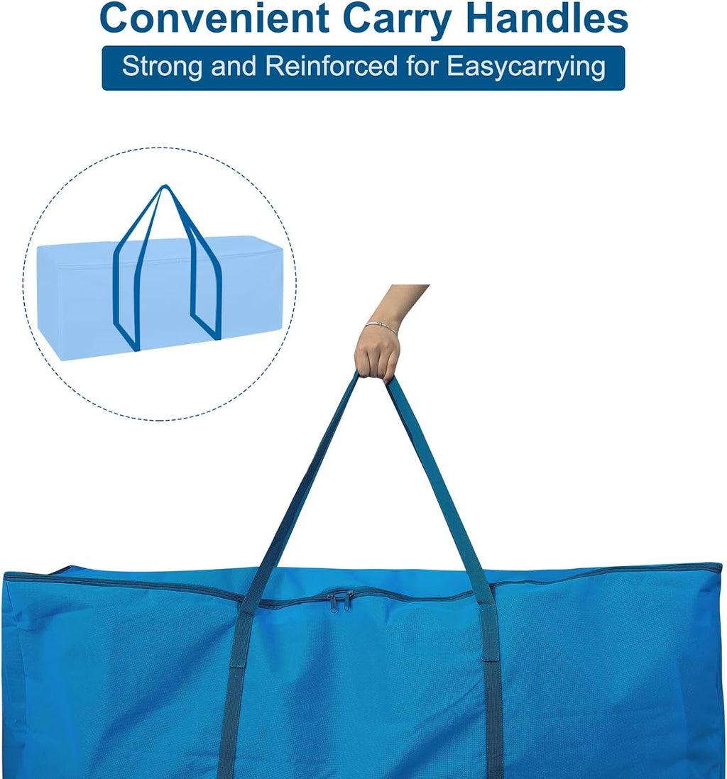 Regine Switzerland Christmas Tree Storage Bag - Fits Up to 7.5 ft Tall Trees | Durable Cloth with Reinforced Handles & Dual Zippers