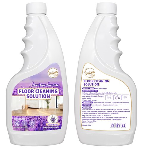 Snowlily 2 Pack Floor Cleaner Solution for Hardwood & Tile Floors, Robot Vaccum and Mop & Wet Dry Vacuum Cleaners, 1:100 Dilution Ratio