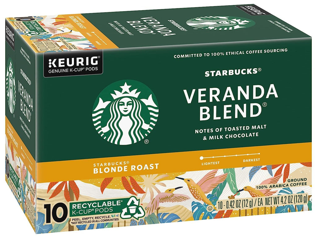 Starbucks Ground Coffee - Dark Roast Blend | Veranda Flavor, 10 Count (Pack of 12)