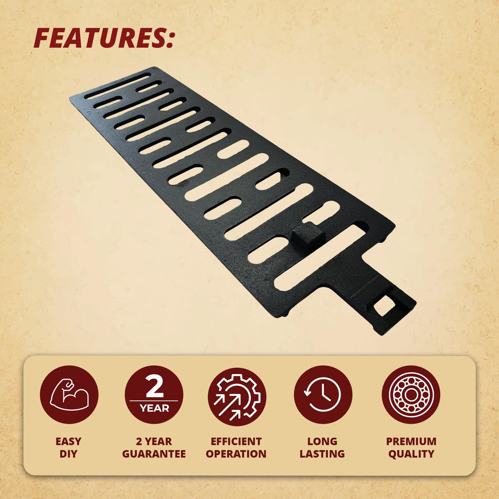 Pellethead US Stove Replacement, Fits USStove Models B2350 Wonderluxe 2607 Coal 2627 Coal 2727 & Vogelzang VG900, Coal Grate 40101