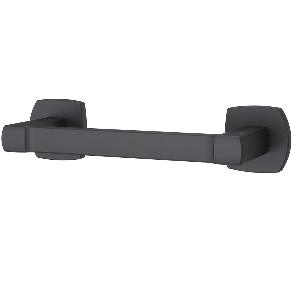 Pfister Deckard Wall Mounted Toilet Paper Holder Matte Black BPHDA1B