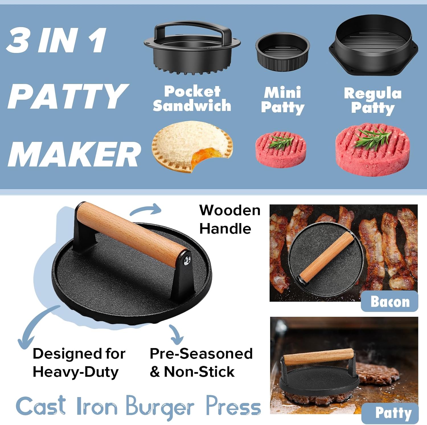 Blackstone 31-Piece Griddle Accessories Kit - Professional Flat Top Grill Tools with Spatula, Melting Domes & Apron