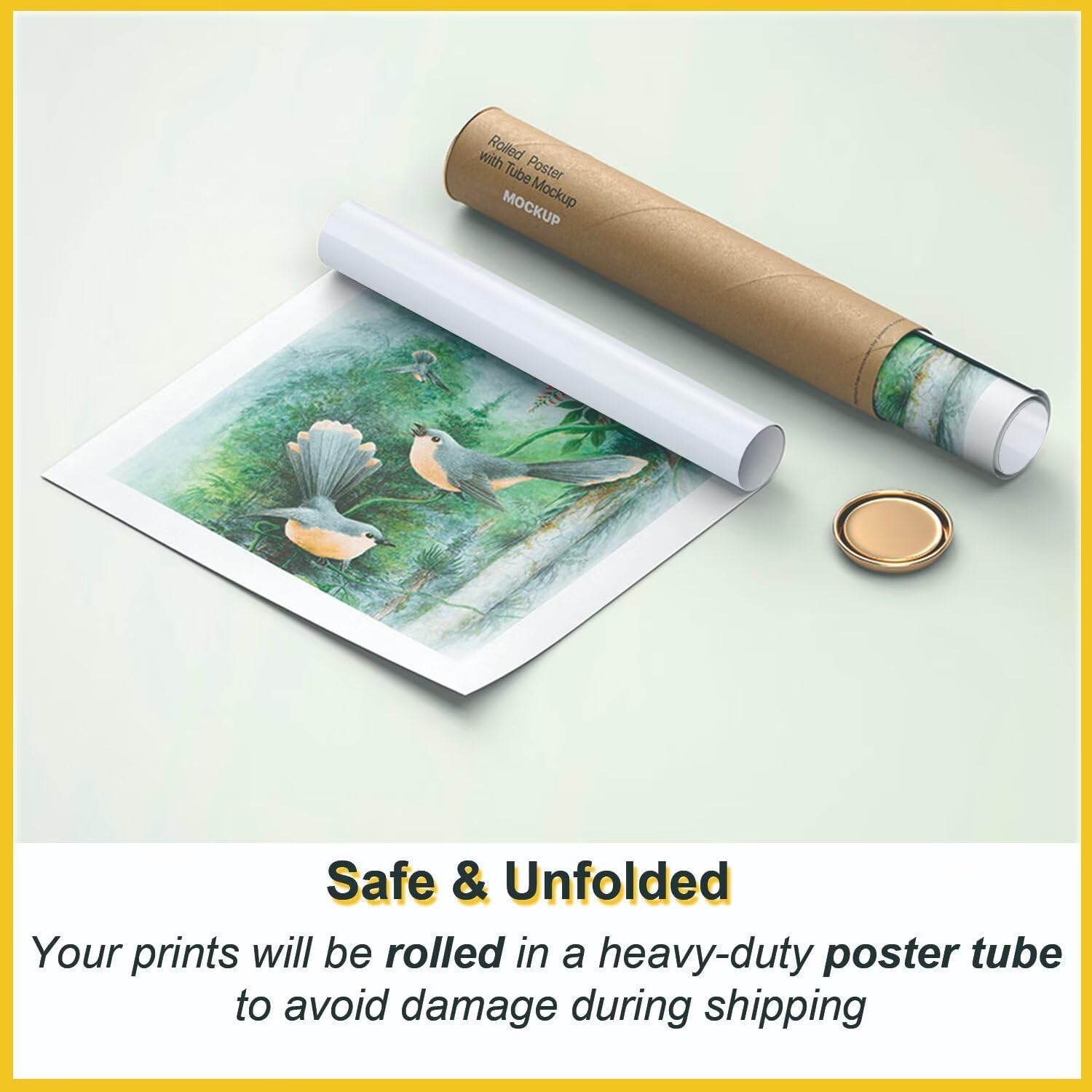TFEN Custom Photo Poster Prints - Upload Your Image | 40x60 Inches | Made in USA Home Decor Wall Art