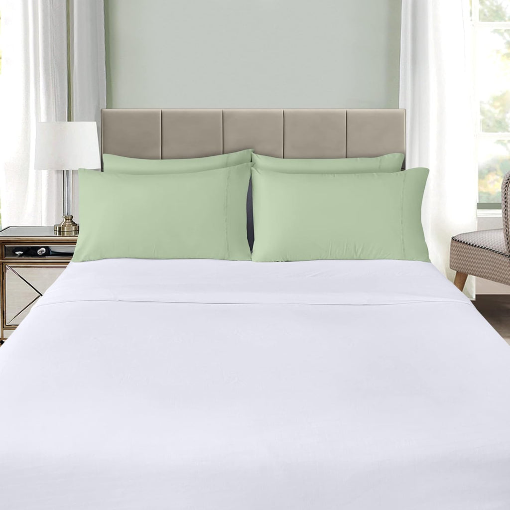 Utopia Bedding Queen Pillow Cases - Soft Brushed Microfiber - Pack of 4 | Fade Resistant 20 X 30 Inches (Sage)