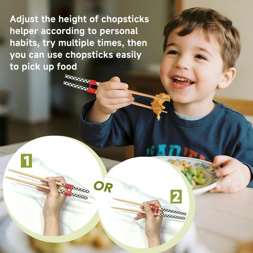 EAEDMY 5 Pairs Reusable Adult Kid Training Chopsticks Trainers for Beginners, Japanese Wooden Beginners Learning Training Chopsticks Helpers Set, Dishwasher Safe, L8.86Inch (1.Mount Fuji)