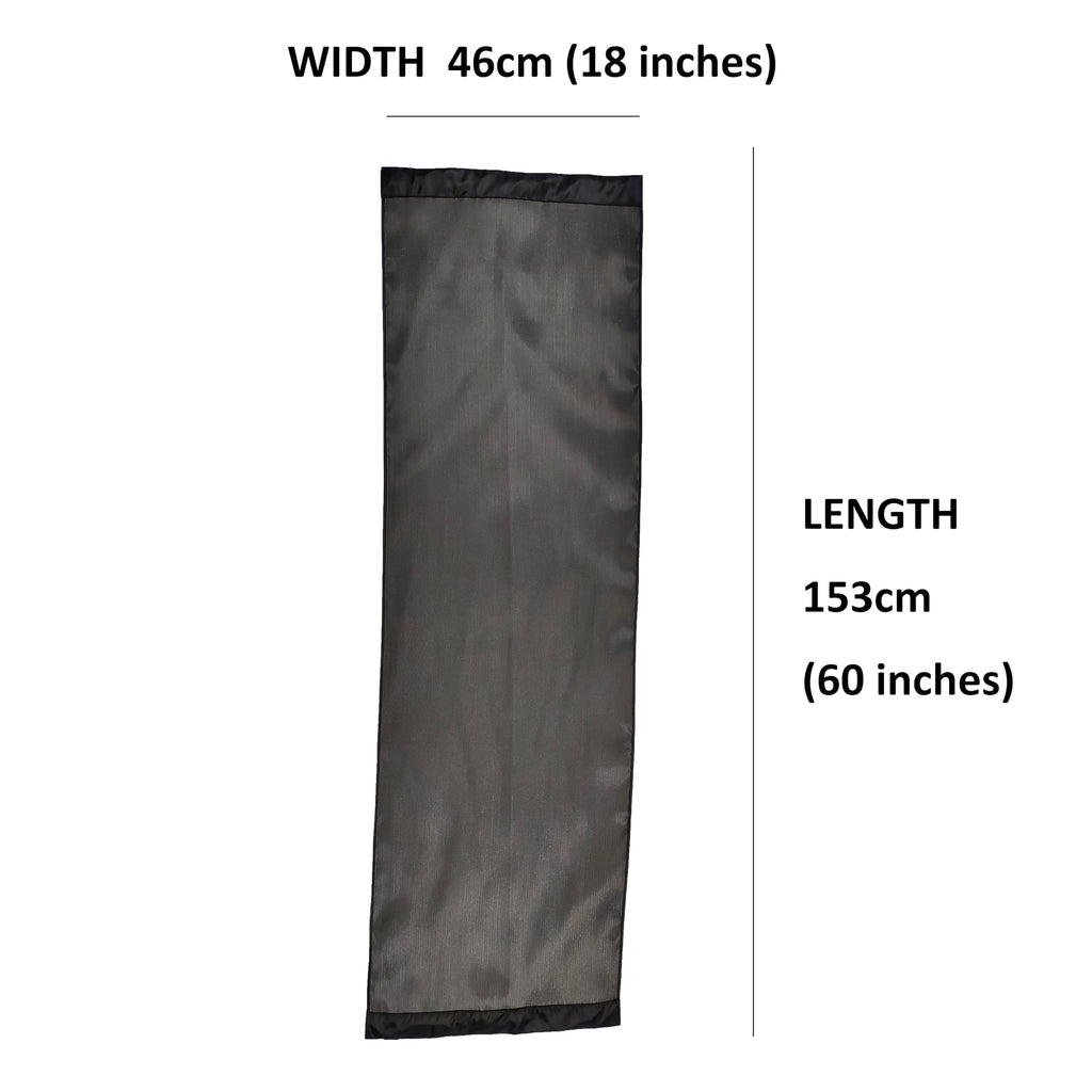 LED Light Up Coffee Table Runner - Fiber Optic Fabric Table Cloth Cover for Party Wedding Halloween Christmas (Black Fabric)