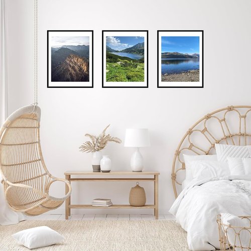 JCJMY 18x24 Picture Frame - Versatile Display for 16x20 Photos with Mat or 18x24 Without Mat, Black