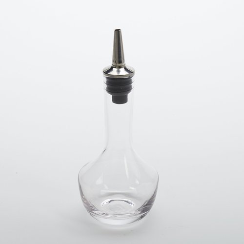 American Metalcraft BB2 Glass Bitters Bottle, 4 oz., Clear