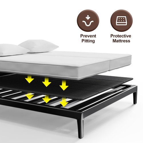 Breathable, Noise Minimizing, Moisture Resistant Bunkieboards,Low Profile Bed Support,Large Double Bed 10mm Bunkie Board, Queen Size 80x60'' ﻿