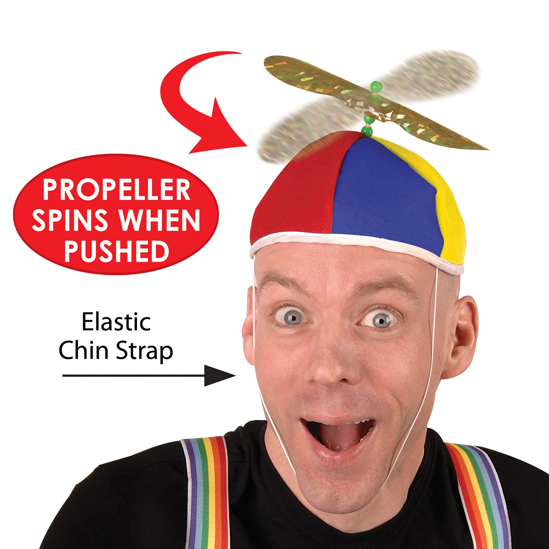 Propeller Beanie Party Accessory (1 count) (1/Pkg)