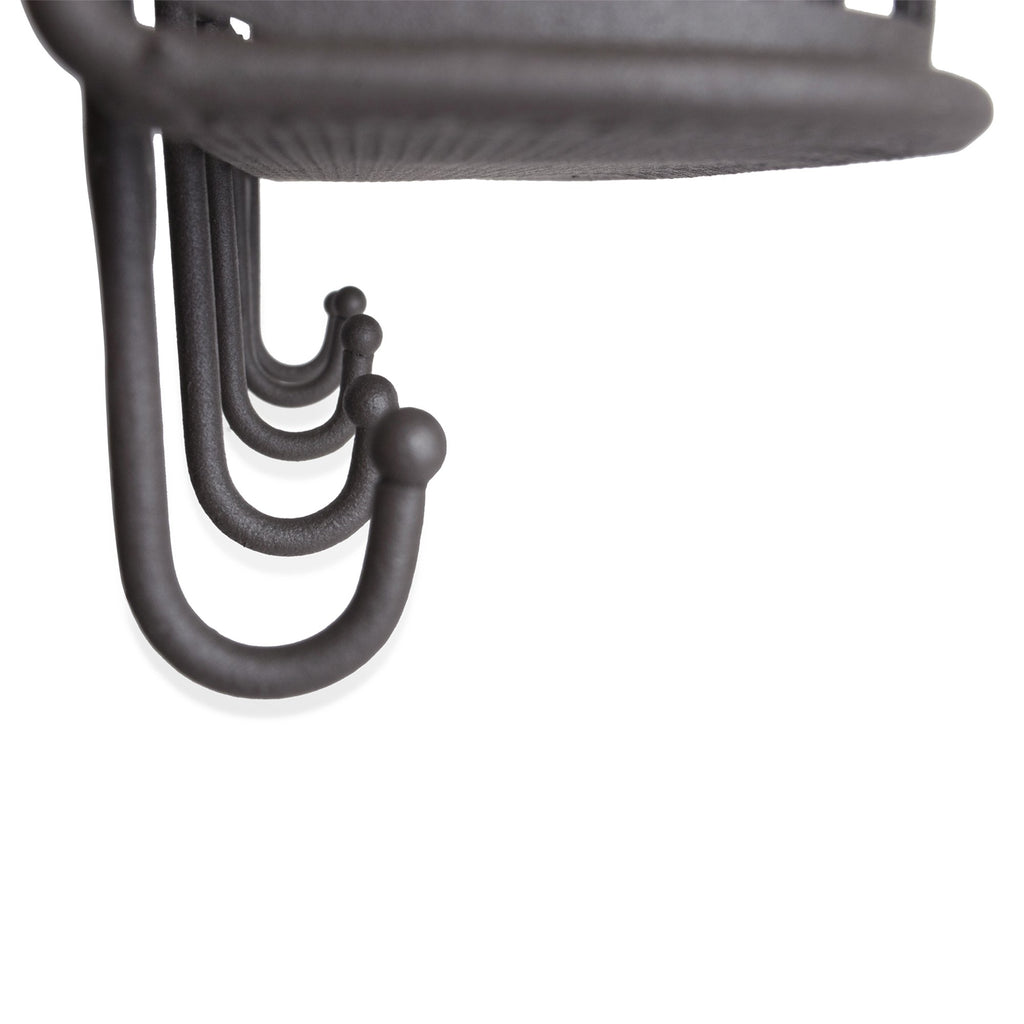 DII Wall Mounted Mail, Letter & Key Holder, Gray, Medium