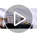 Blulu Adjustable TV Top Shelf Mount Bracket - 8.5 x 4.5 Inch, 2 Pack Black