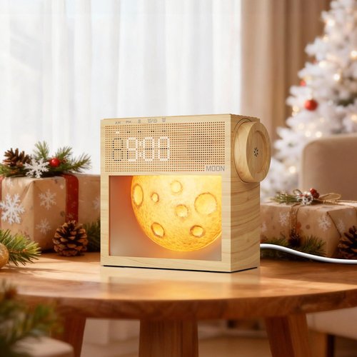 Sound Machine Alarm Clock with Sunrise Gentle Wake-Up Light, White Noise Machine with 20 Soothing Sounds for Sleeping, Dual Alarms, Snooze, Timer, Dimm Night Light for Bedroom, Valentine's Day Gifts