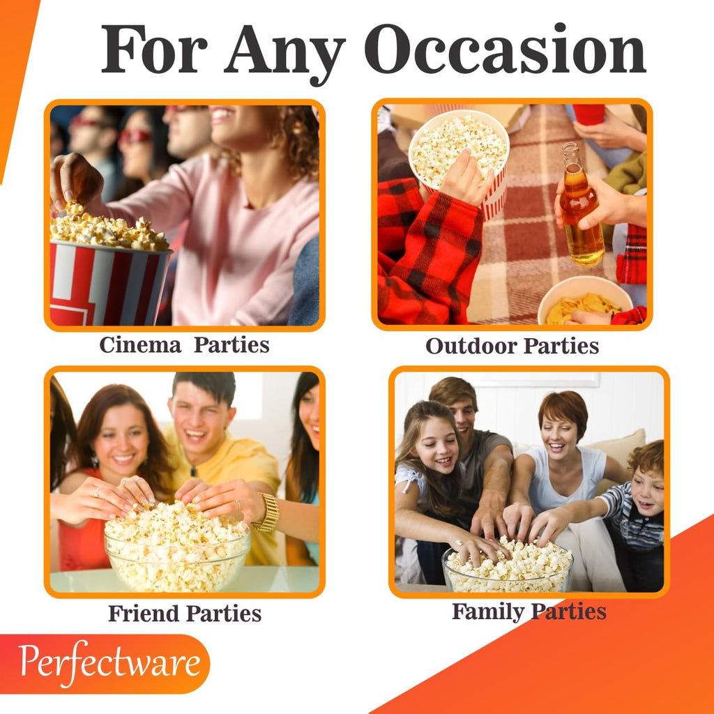 Perfectware All in One Popcorn Portion Packets with Kernels, Salt, and Coconut Oil for Popping Machine, 4 oz, 12 Count