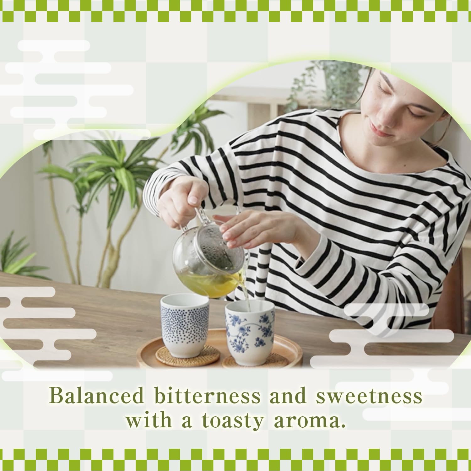 Sencha Green Tea – Organic Japanese Green Tea Loose Leaf, 80g Organic Loose Leaf by HAJIME