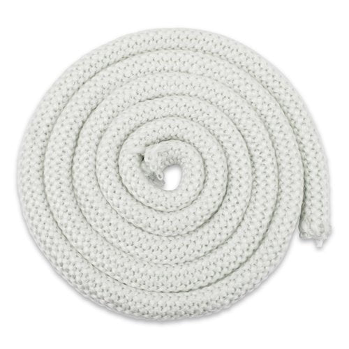 Wood Stove Door Gasket Rope,High Temperature Round Fiberglass Rope Seal for Fireplace,Oven,Pellet Stove,Central Boiler,Wood Stove Replacement Gasket Kit for Woodburning Stoves(1" x 10ft Rope)