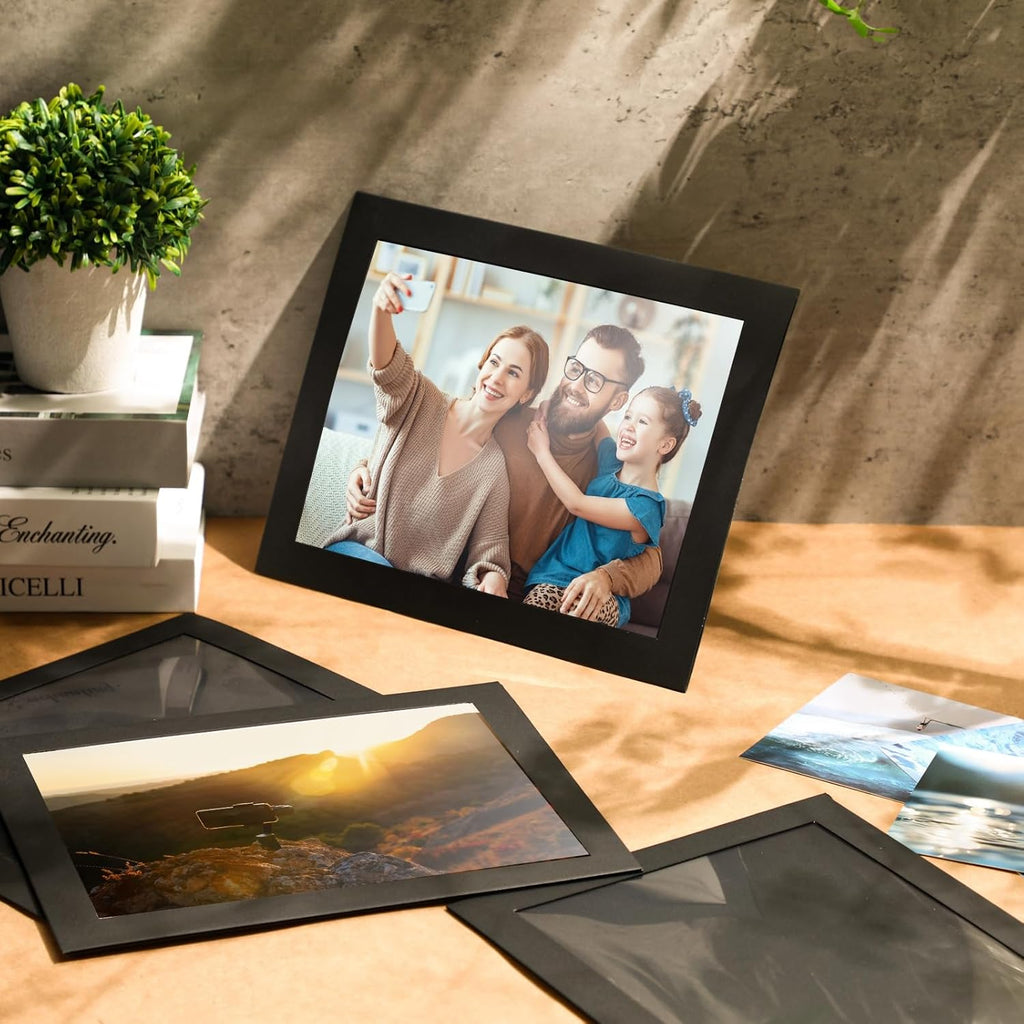 Tatuo 8.5 x 11 Picture Frames - Horizontal Document Holders for Awards & Certificates | Black, 25 Pcs