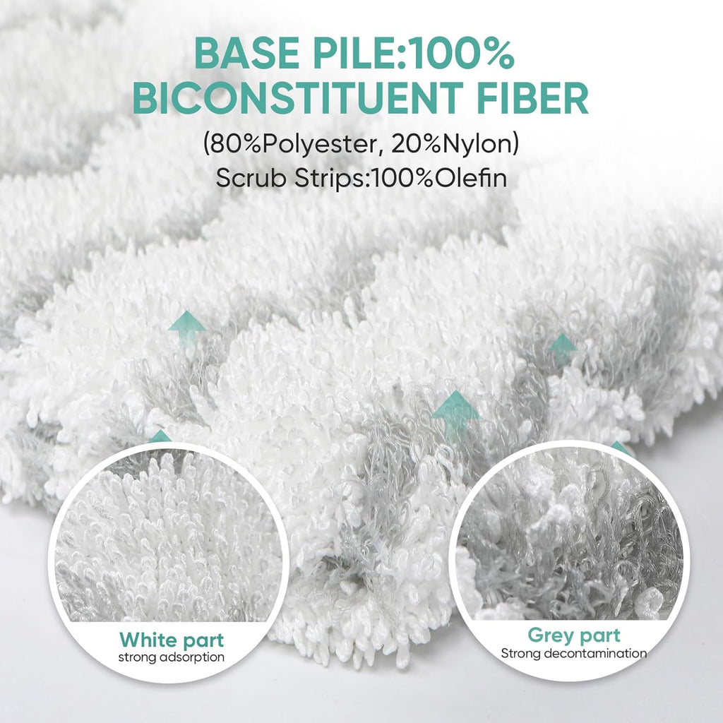 Skiennix Steam Mop Replacement Pads - 6 Pack for Shark S1000, S2001 & More | High Absorbency & Durability