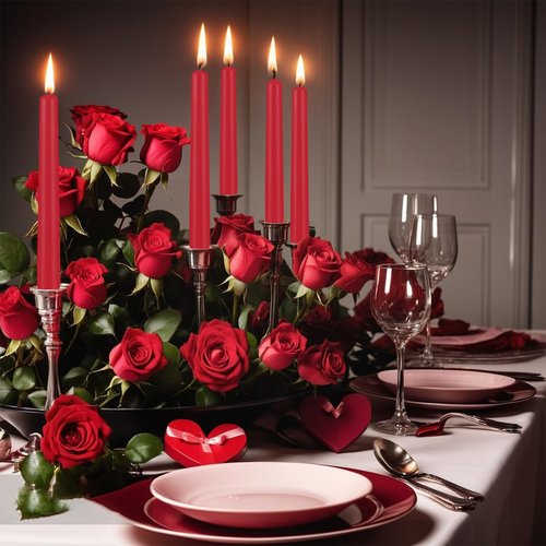 24 Pack Red Taper Candles 10 Inch, Unscented Dinner Candles Bulk for Valentine's Day Decorations, Wedding Centerpieces, Holiday Dining Table Decor, 7-8 Hours Long Burning Tapered Candles