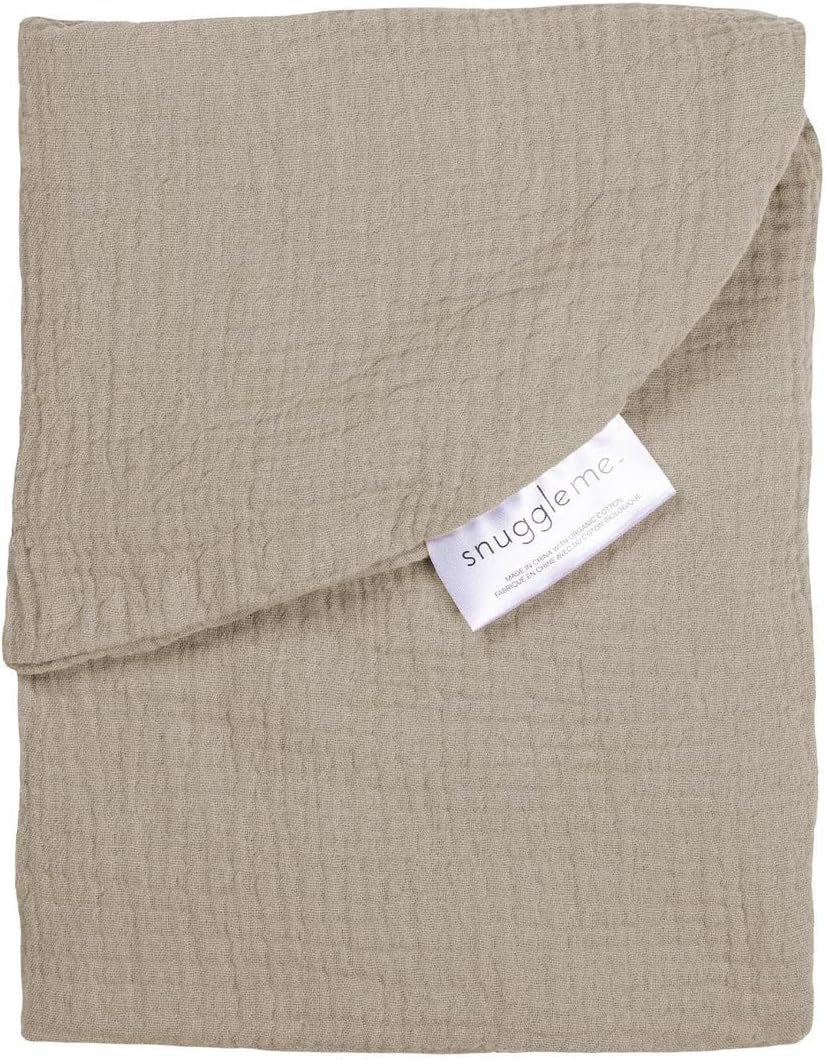 Snuggle Me Baby Lounger - Organic Cotton Muslin Cover in Birch - Ultimate Comfort for Infants
