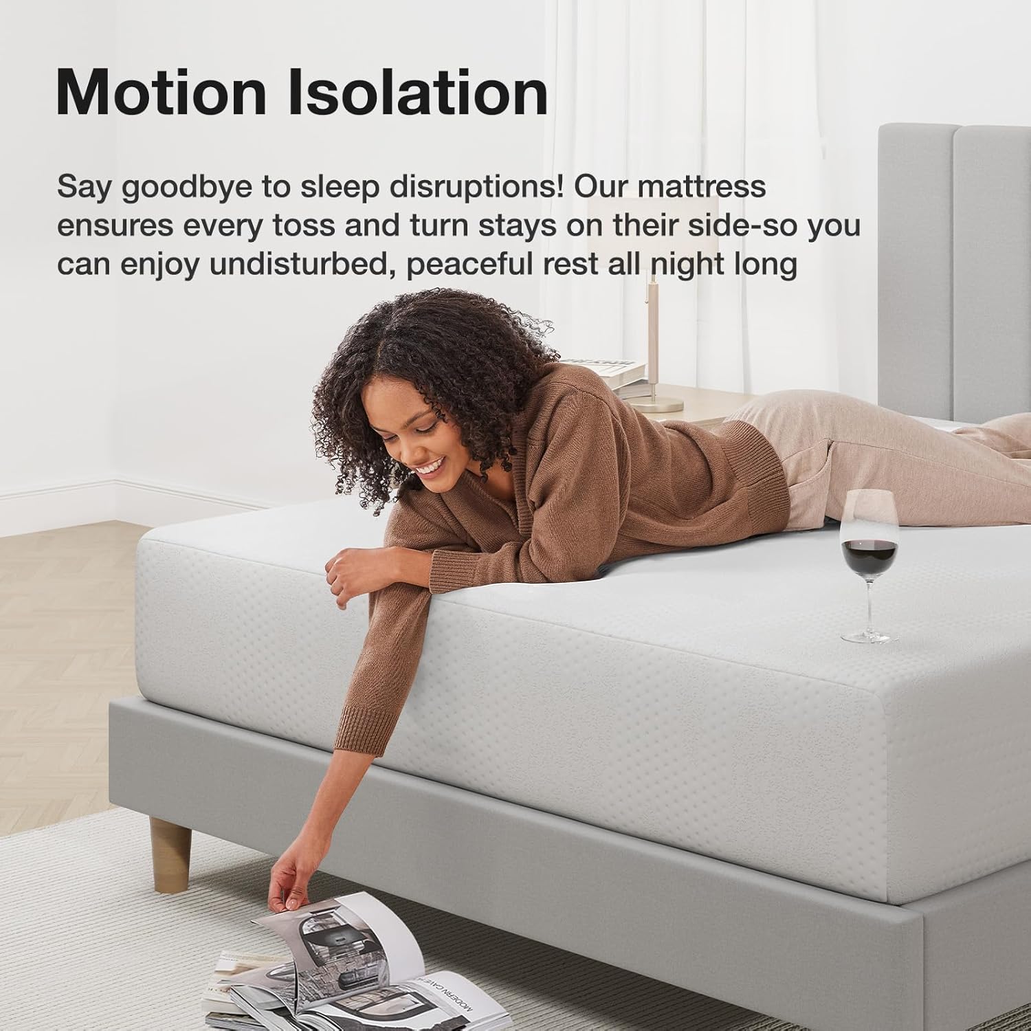 Novilla King Size Mattress - 12 Inch Gel Memory Foam for Cooling Sleep & Pressure Relief | CertiPUR-US Certified