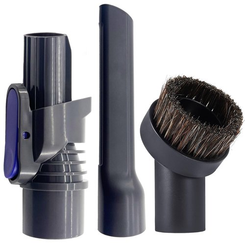 IX141 Pet Cordless Stick Vacuum Replacement for Shark IX141 IZ363HT IZ361H IZ462H IZ483H IZ362H IX140 IZ140 IX142 IZ162H,1.25" Horse Hair Brush Attachment Crevice Tool Adapter for D-Shaped Vacuum