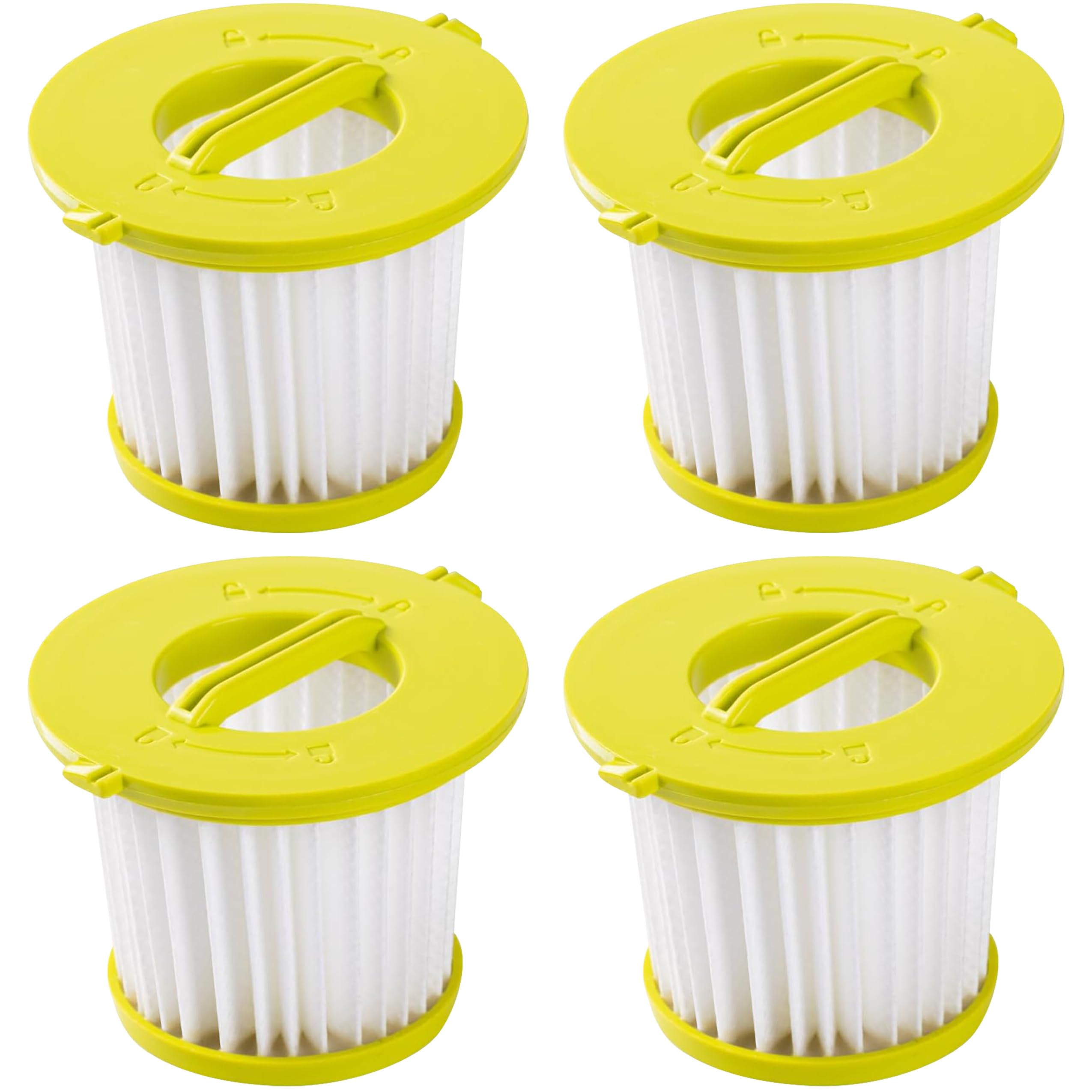 Fette Filter - Vacuum Filter Replacement Compatible with Ryobi ONE+ 18V Models PCL700 PCL704 PCL705 Part # A32F05N A32HF00 Compatible with Hoover BH57400V - Pack of 6