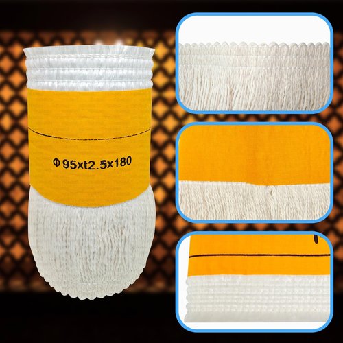Kerosene Heater Wick 95×t2.5×180mm Replacement Wick, Fiberglass Round Cotton Petroleum Heater Wick, Kerosene Heating Stove Wick Smokeless (2 Pack)