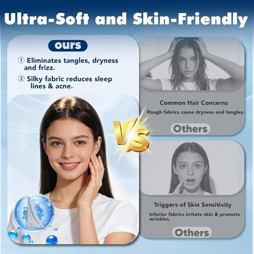 **SUPA MODERN Cooling Pillow Cases - Ultra Soft & Silky Smooth Queen Size Set of 2 | Grey 20x30in**