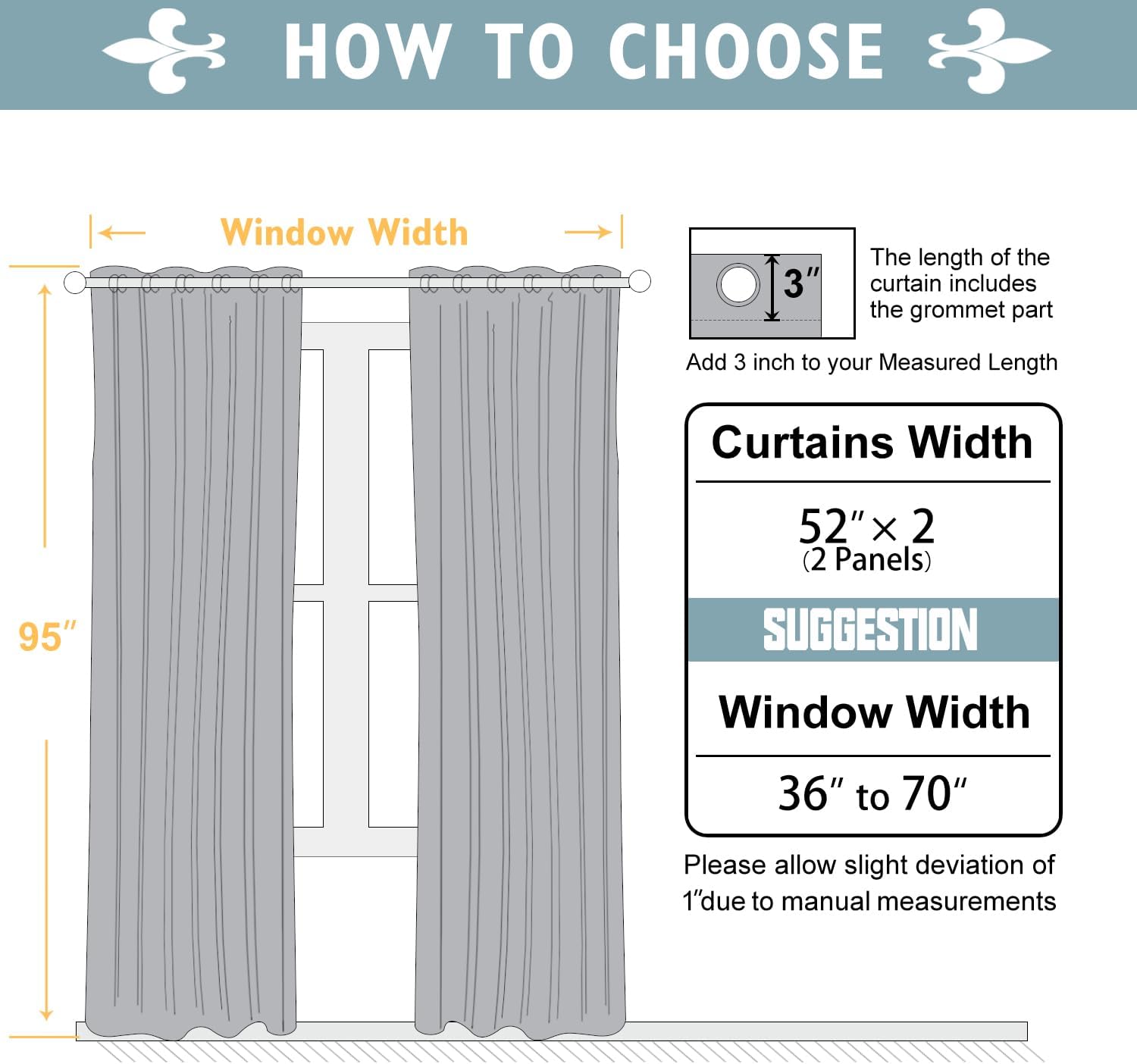 ChrisDowa Blackout Curtains - Thermal Insulated Room Darkening Panels, 95 Inch Long, Biscotti Beige (Set of 2)