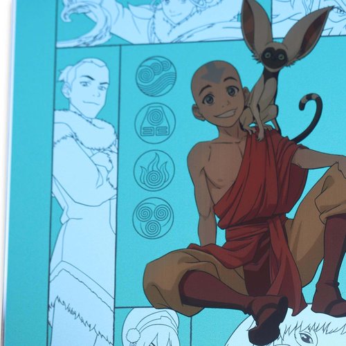 Avatar The Last Airbender Aang Acrylic Wall Decor - Fun Home Art for Fans | Unique Hanging Design