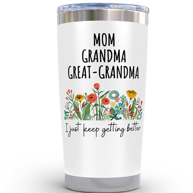 Great Grandma Tumbler 20oz – Funny Mom Grandma Great-Grandma Gift Variation: Great Grandma