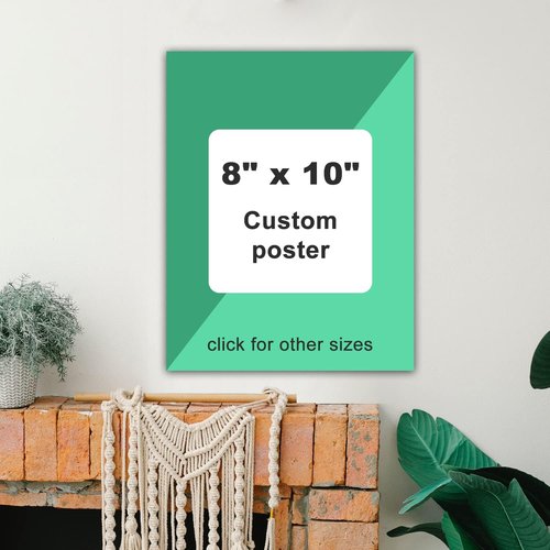 Custom Canvas Prints - Personalized Framed Wall Art | High Definition Photo Decor (8" L x 10" W)