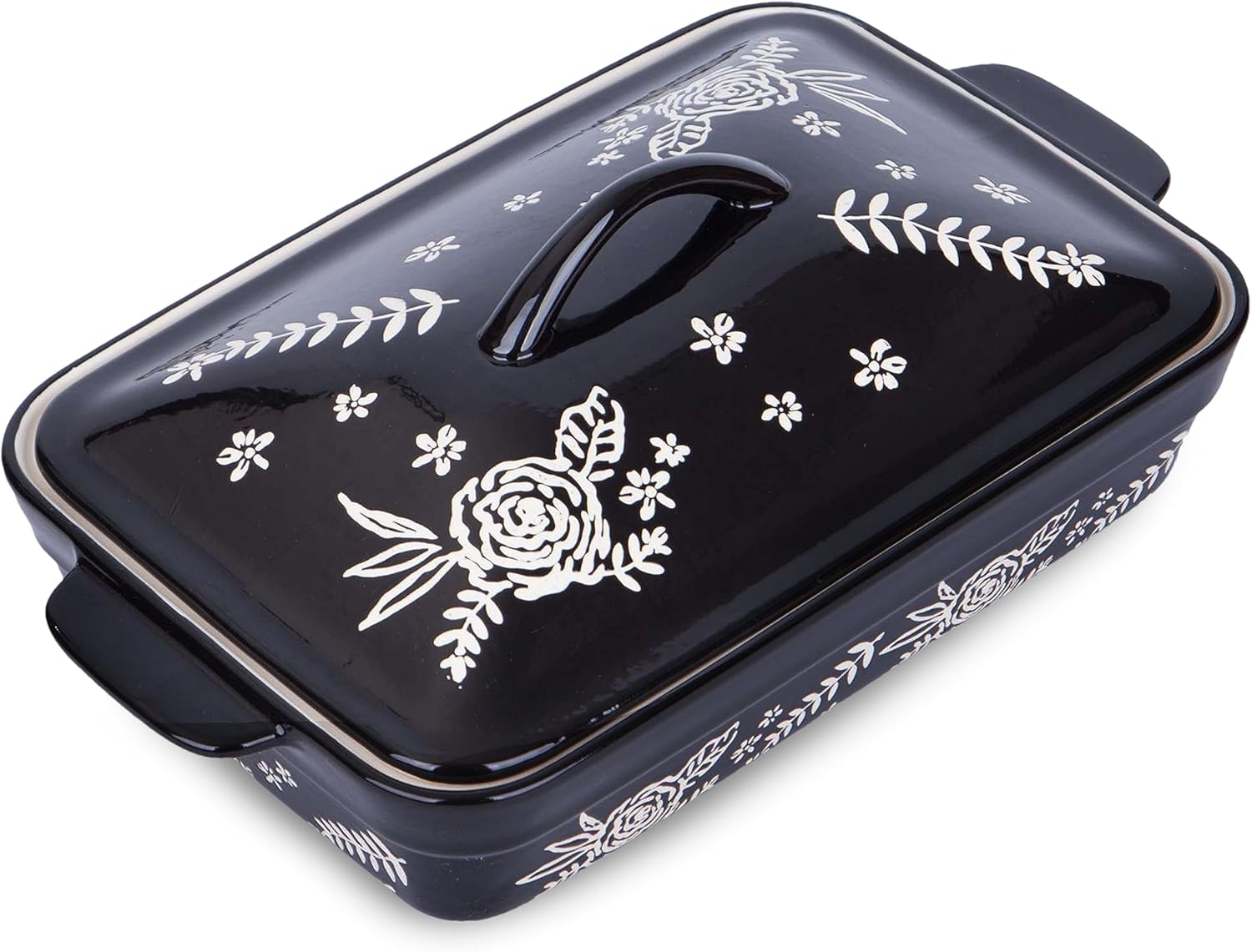 Wisenvoy Casserole Dish - Ceramic Baking Dish With Lid for Oven Use | Perfect for Family Meals
