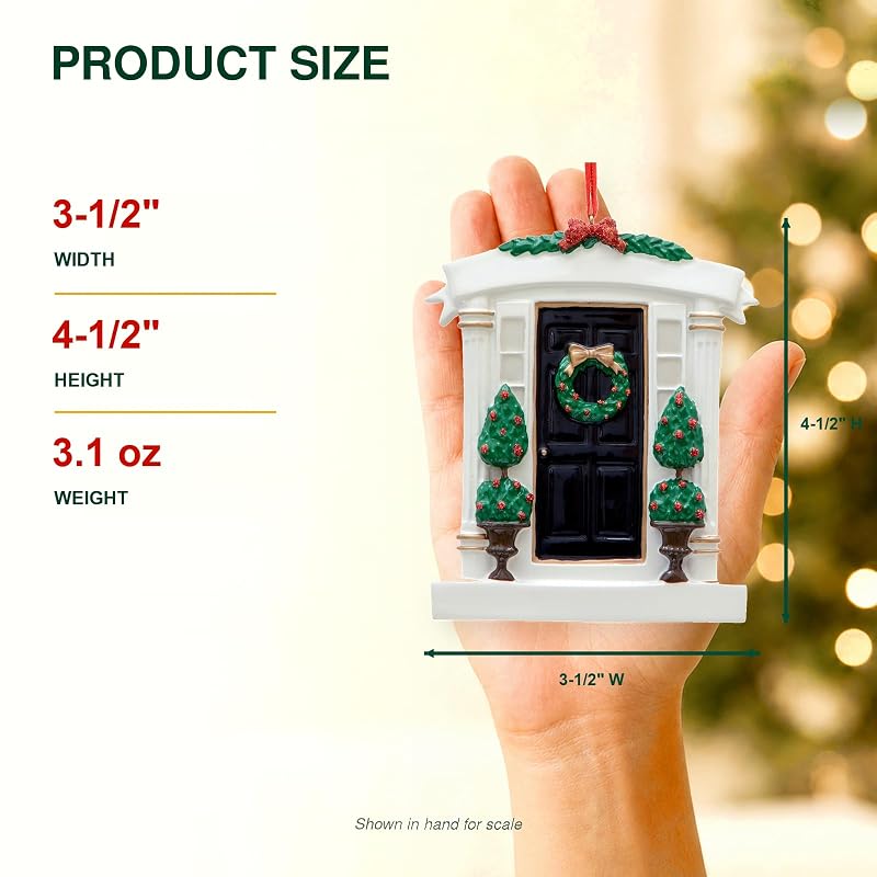 Personalized First Home Christmas Ornament - 2026 Keepsake